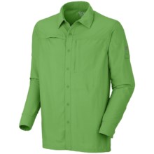 Mountain Hardwear Canyon Shirt - UPF 30, Roll-Up Long Sleeve (For Men) in Backcountry Green - Closeouts