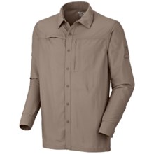Mountain Hardwear Canyon Shirt - UPF 30, Roll-Up Long Sleeve (For Men) in Khaki - Closeouts