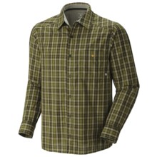 Mountain Hardwear Cardwell Plaid Shirt - Long Sleeve (For Men) in Elm - Closeouts
