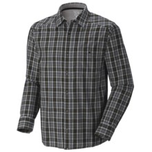 Mountain Hardwear Cardwell Plaid Shirt - Long Sleeve (For Men) in Titanium - Closeouts