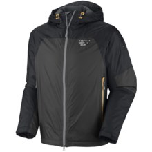 Mountain Hardwear Carillion Dry.Q Elite Jacket - Waterproof, Insulated (For Men) in Shark/Black - Closeouts
