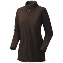 Mountain Hardwear Celerina Coat - Soft Shell (For Women) in Bark - Closeouts
