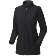 Mountain Hardwear Celerina Coat - Soft Shell (For Women) in Black - Closeouts