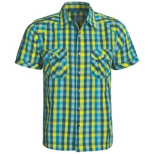 Mountain Hardwear Cortwright Shirt -Short Sleeve (For Men) in Deep Turqouise - Closeouts