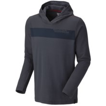 Mountain Hardwear Cragger Stripe Hoodie Sweatshirt - UPF 30 (For Men) in India Ink - Closeouts