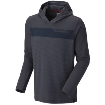Mountain Hardwear Cragger Stripe Hoodie Sweatshirt - UPF 30 (For Men) in India Ink