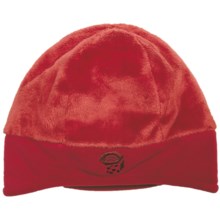 Mountain Hardwear Dome Meritage Beanie Hat - Double Shot Velboa Fleece (For Women) in Poppy - Closeouts