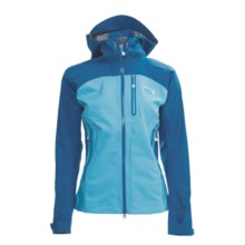 Mountain Hardwear Drystein Dry.Q Elite Jacket - Waterproof (For Women) in Jewel/Oasis Blue - Closeouts