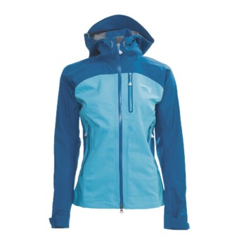 Mountain Hardwear Drystein Dry.Q Elite Jacket - Waterproof (For Women) in Jewel/Oasis Blue