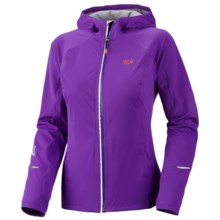 Mountain Hardwear Effusion Dry.Q Active Hooded Jacket - Waterproof, Soft Shell (For Women) in Iris - Closeouts