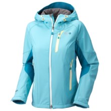 Mountain Hardwear Embolden Jacket - Soft Shell (For Women) in Dragonfly/Oxide Blue - Closeouts