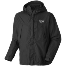 Mountain Hardwear Exposure Dry.Q Elite Parka - Waterproof (For Men) in Black/Black - Closeouts