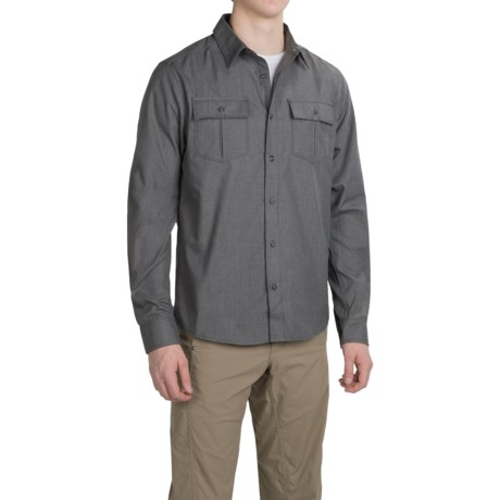 Mountain Hardwear Frequentor Flannel Shirt UPF 50 Long Sleeve For Men
