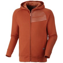 Mountain Hardwear Gravitational Hoodie Sweatshirt - Zip (For Men) in Russet Orange - Closeouts
