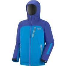 Mountain Hardwear Gravitor Dry.Q Elite Jacket - Waterproof, Insulated (For Men) in Blue Chip/Blue Horizon - Closeouts