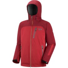 Mountain Hardwear Gravitor Dry.Q Elite Jacket - Waterproof, Insulated (For Men) in Thunderbird Red/Red - Closeouts