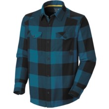Mountain Hardwear Haydon Shirt - Flannel, Long Sleeve (For Men) in Deep Water - Closeouts