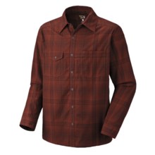 Mountain Hardwear Hoffner Shirt - Organic Cotton, Long Sleeve (For Men) in Red Rover - Closeouts