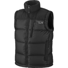 Mountain Hardwear Hunker Down Vest - 650 Fill Power (For Men) in Black/Black - Closeouts