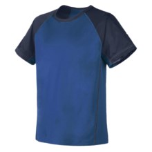 Mountain Hardwear Justo Trek T-Shirt - UPF 50, Short Sleeve (For Men) in Empire Blue/Classic Navy - Closeouts