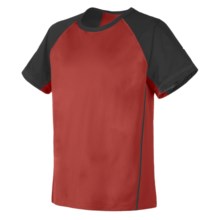Mountain Hardwear Justo Trek T-Shirt - UPF 50, Short Sleeve (For Men) in Flame/Shark - Closeouts