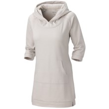 Mountain Hardwear Lampira Tunic Dress - Hooded, 3/4 Sleeve (For Women) in Dolomite - Closeouts
