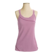 Mountain Hardwear Loess Tank Top - Organic Cotton, Cross-Over Straps (For Women) in Pansy - Closeouts