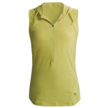 Mountain Hardwear Lucania Shirt - Hooded, Sleeveless (For Women) in Kiwi - Closeouts