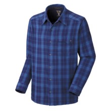 Mountain Hardwear Marty Plaid Shirt - Organic Cotton, Long Sleeve (For Men) in Sapphire - Closeouts