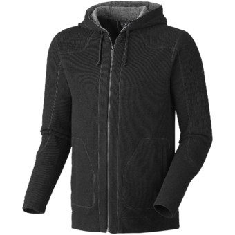 Mountain Hardwear Mazeno Peak Hoodie Sweatshirt - Recycled Wool (For Men) in Black