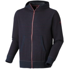 Mountain Hardwear Melbu Stripe Hoodie Sweatshirt - Zip (For Men) in Abyss - Closeouts