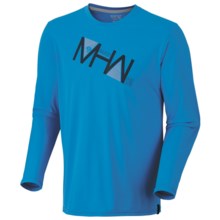 Mountain Hardwear MHW Angle Tech Shirt - UPF 30, Long Sleeve (For Men) in Static Blue - Closeouts
