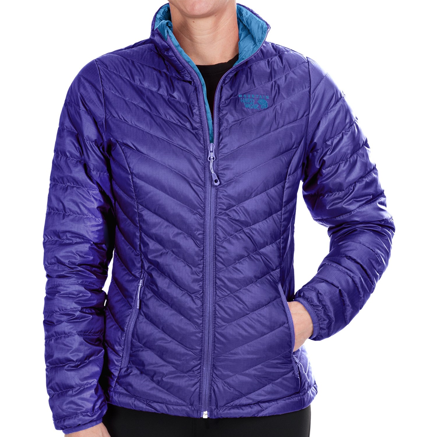 Mountain Hardwear Micratio Down Jacket - 550 Fill Power (For Women) in Nectar Blue