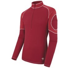 Mountain Hardwear Micro Zip Shirt - Polartec® Power Stretch®, Long Sleeve (For Men) in Thunderbird Red/Red - Closeouts