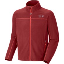 Mountain Hardwear Microchill Fleece Jacket (For Men) in Red Velvet - Closeouts