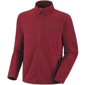 Mountain Hardwear Microchill Fleece Jacket (For Men) in Thunderbird Red