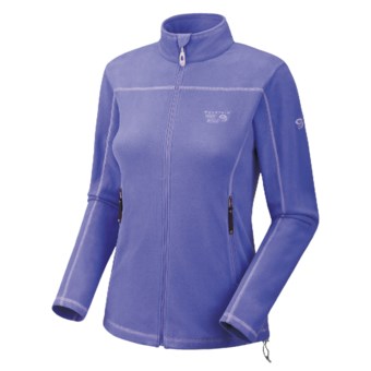 Mountain Hardwear Microchill Jacket - Fleece (For Women) in Violet Storm
