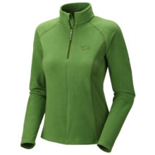Mountain Hardwear MicroChill Tech Pullover - Zip Neck (For Women) in Palm - Closeouts