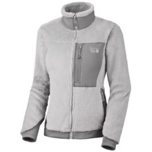 Mountain Hardwear Monkey Women Fleece Jacket - Polartec® Thermal Pro®, Power Stretch® (For Women) in Cool Grey/Stainless - Closeouts