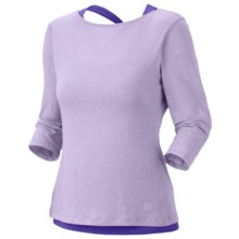 Mountain Hardwear Navassa Shirt - Elbow Sleeve (For Women) in Morning Mist/Husky - Closeouts