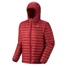 Mountain Hardwear Nitrous Down Hooded Jacket - 800 Fill Power (For Men) in Red - Closeouts