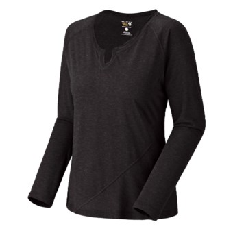 Mountain Hardwear Pandra T-Shirt - Long Sleeve (For Women) in Black