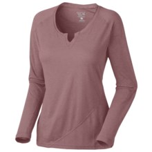 Mountain Hardwear Pandra T-Shirt - Long Sleeve (For Women) in Clay Rose - Closeouts