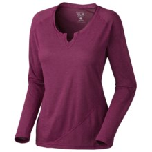 Mountain Hardwear Pandra T-Shirt - Long Sleeve (For Women) in Red Onion - Closeouts