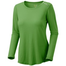 Mountain Hardwear Parika T-Shirt - Cotton Jersey, Long Sleeve (For Women) in 357 Palm - Closeouts