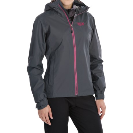 Mountain Hardwear Plasmic Jacket - Waterproof (For Women) in Graphite