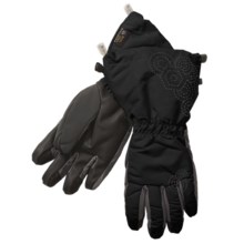 Mountain Hardwear Pulla Gloves - Waterproof, Insulated (For Women) in Black - Closeouts