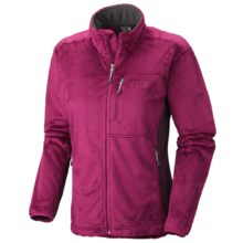 Mountain Hardwear Pyxis Tech Fleece Jacket (For Women) in Red Onion/Black Cherry - Closeouts