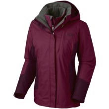 Mountain Hardwear Rosalyn Trifecta Dry.Q Core Jacket - Waterproof, 3-In-1 (For Women) in Red Onion - Closeouts