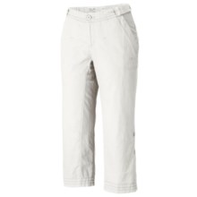 Mountain Hardwear Sandhills Capris - Cotton-Hemp (For Women) in Sea Salt - Closeouts